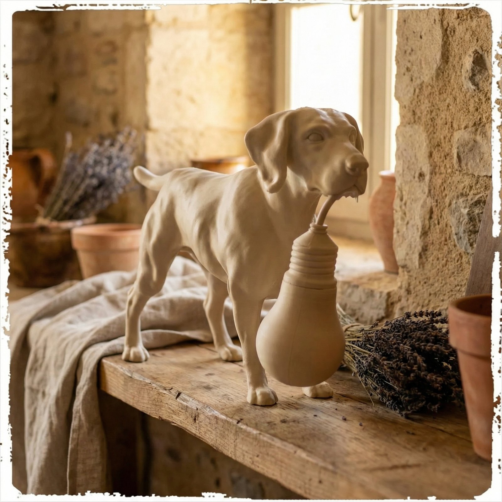 Lampada a forma di cane stampata in 3D - VERSIONE LARGE - immagine 2