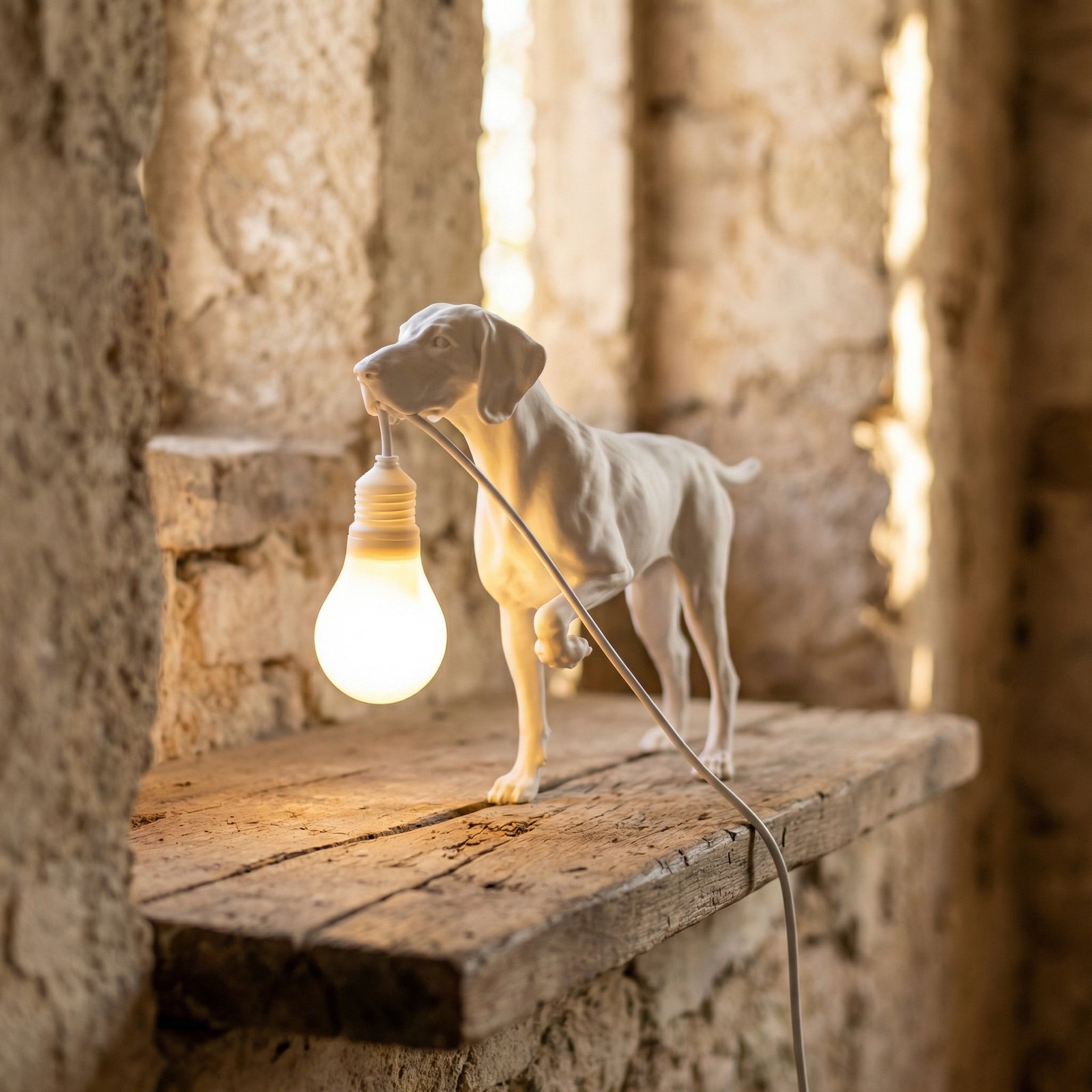 Lampada a forma di cane stampata in 3D - VERSIONE LARGE - immagine 3