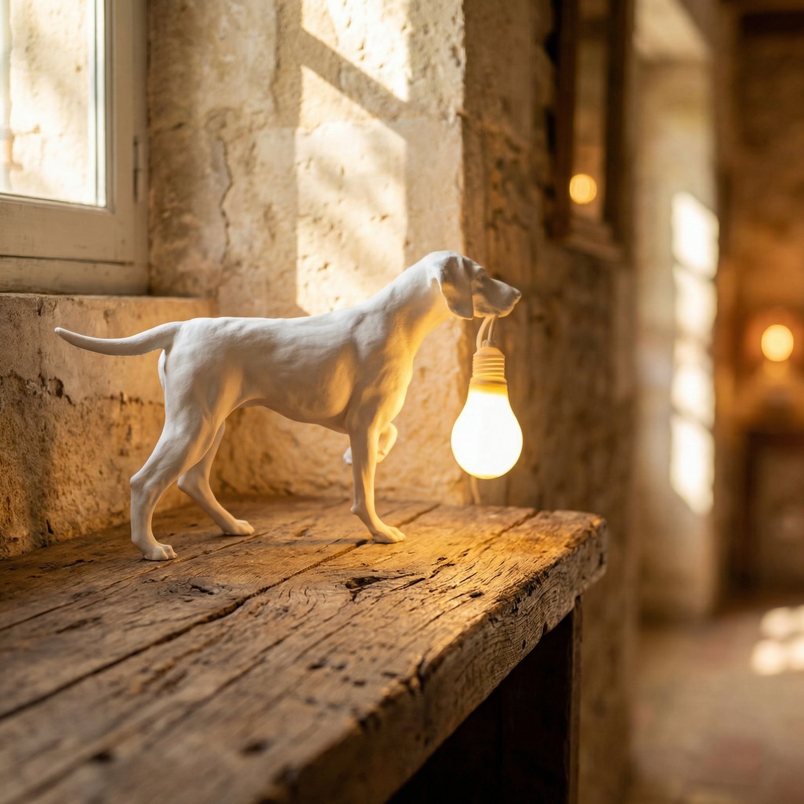 Lampada a forma di cane stampata in 3D - VERSIONE LARGE - immagine 6
