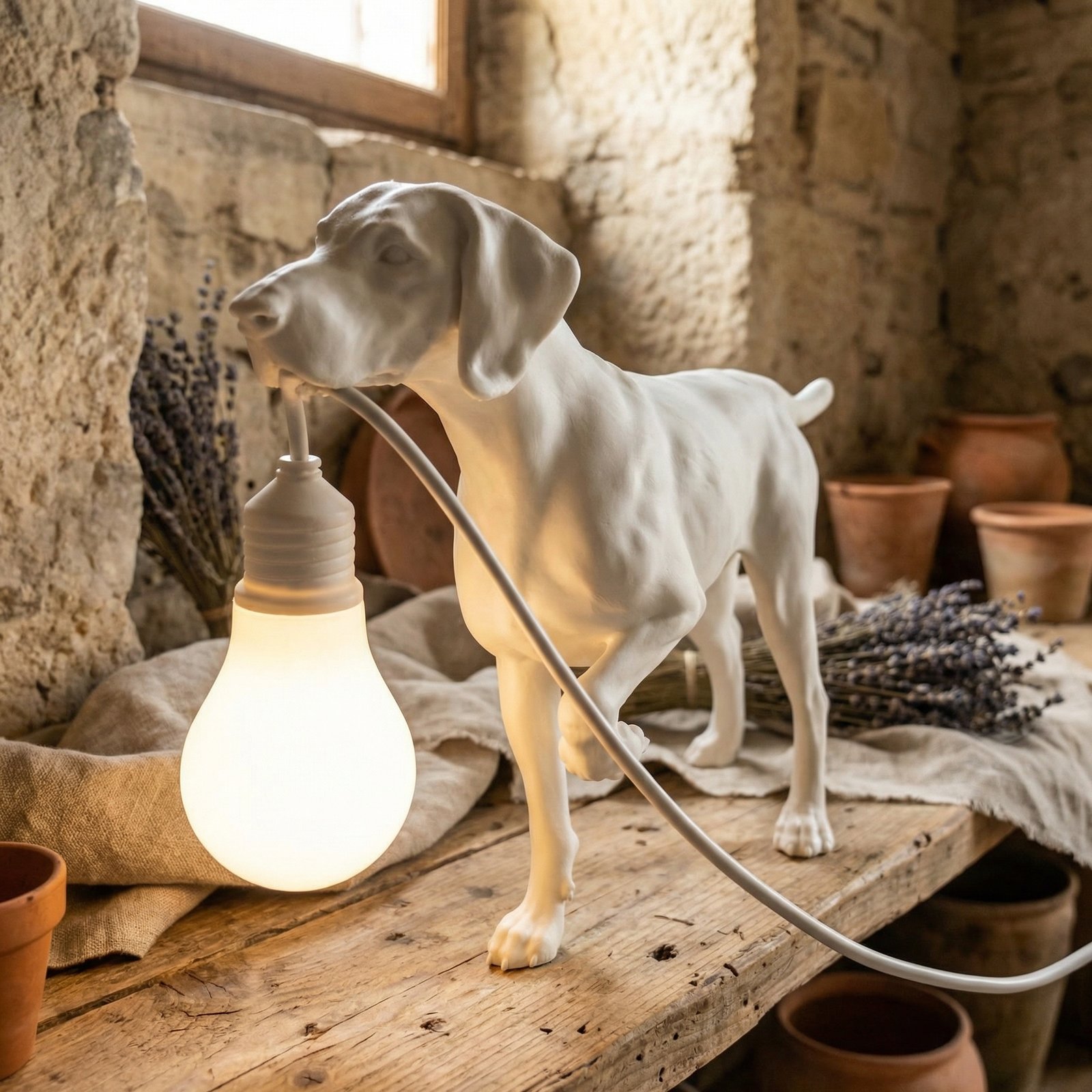 Lampada a forma di cane stampata in 3D - VERSIONE LARGE - immagine 9