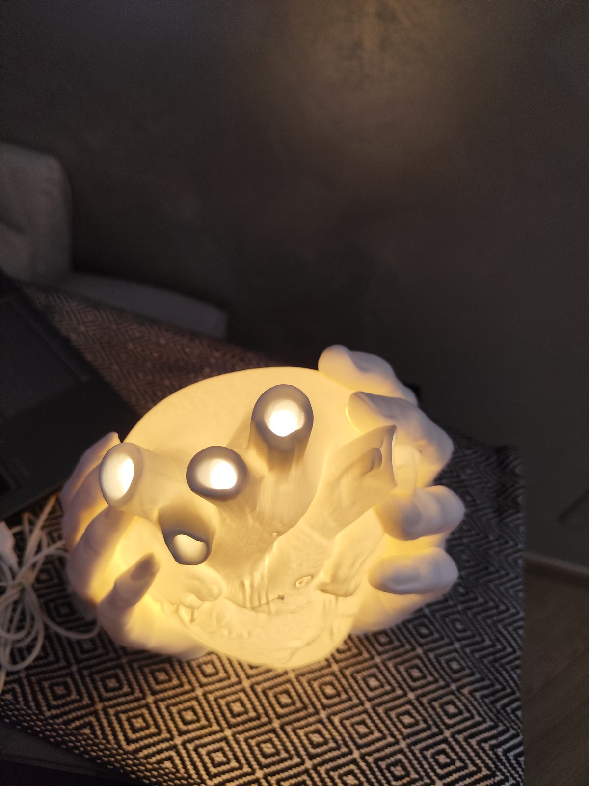 Lampada da comodino design cuore anatomico - lampada regalo originale per laurea dottore, san Valentino e anniversari - immagine 2