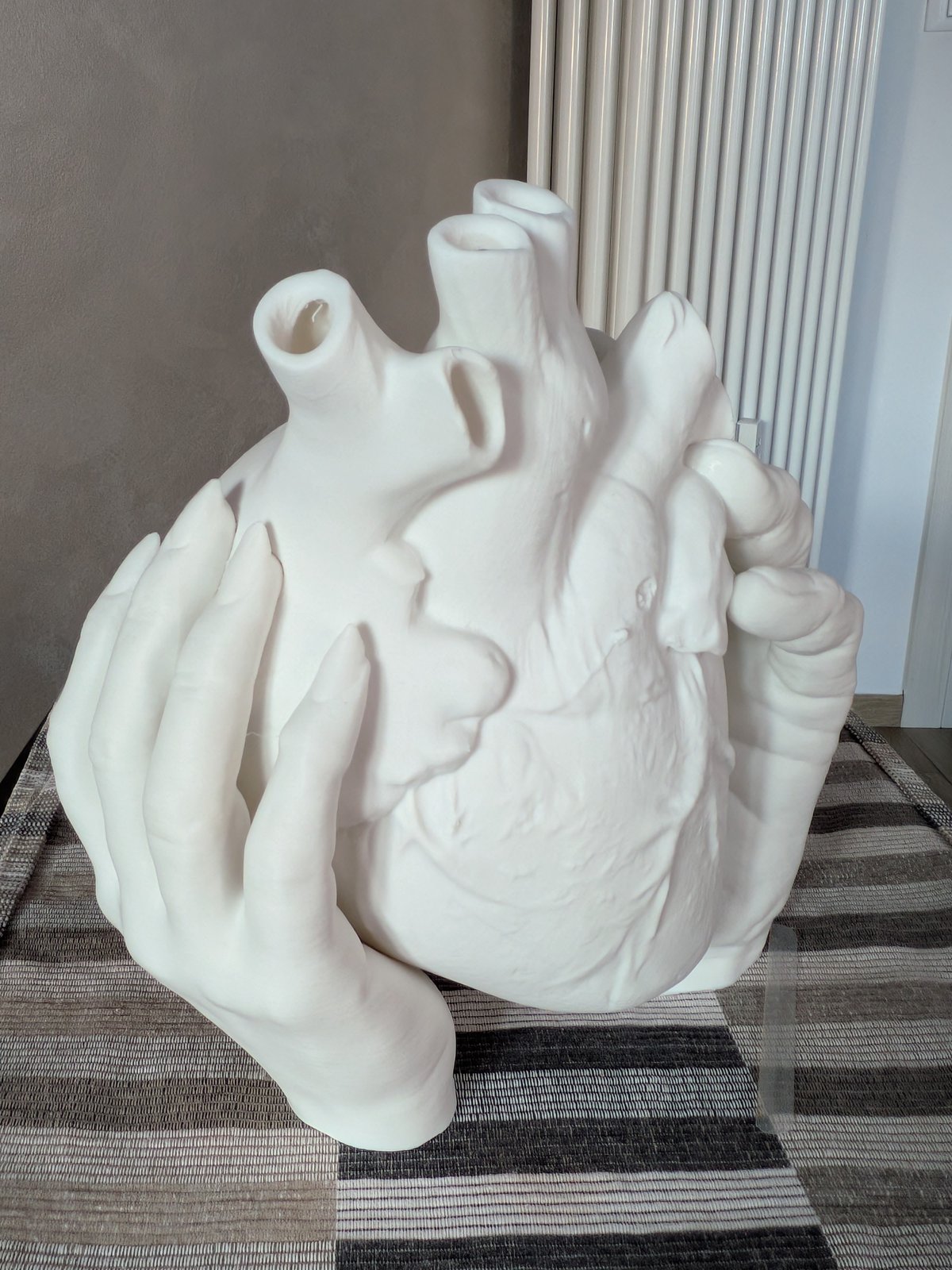 Lampada da comodino design cuore anatomico - lampada regalo originale per laurea dottore, san Valentino e anniversari - immagine 7