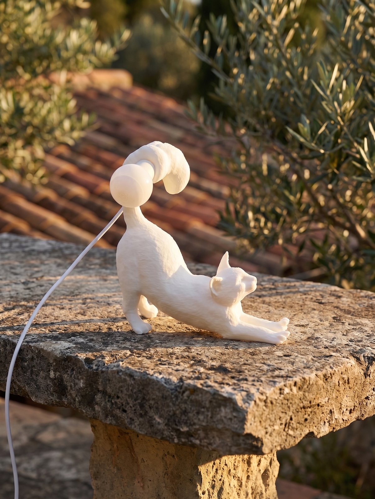 Lampada da comodino gatto design - regalo per amante gatti, idea regalo san valentino - immagine 11
