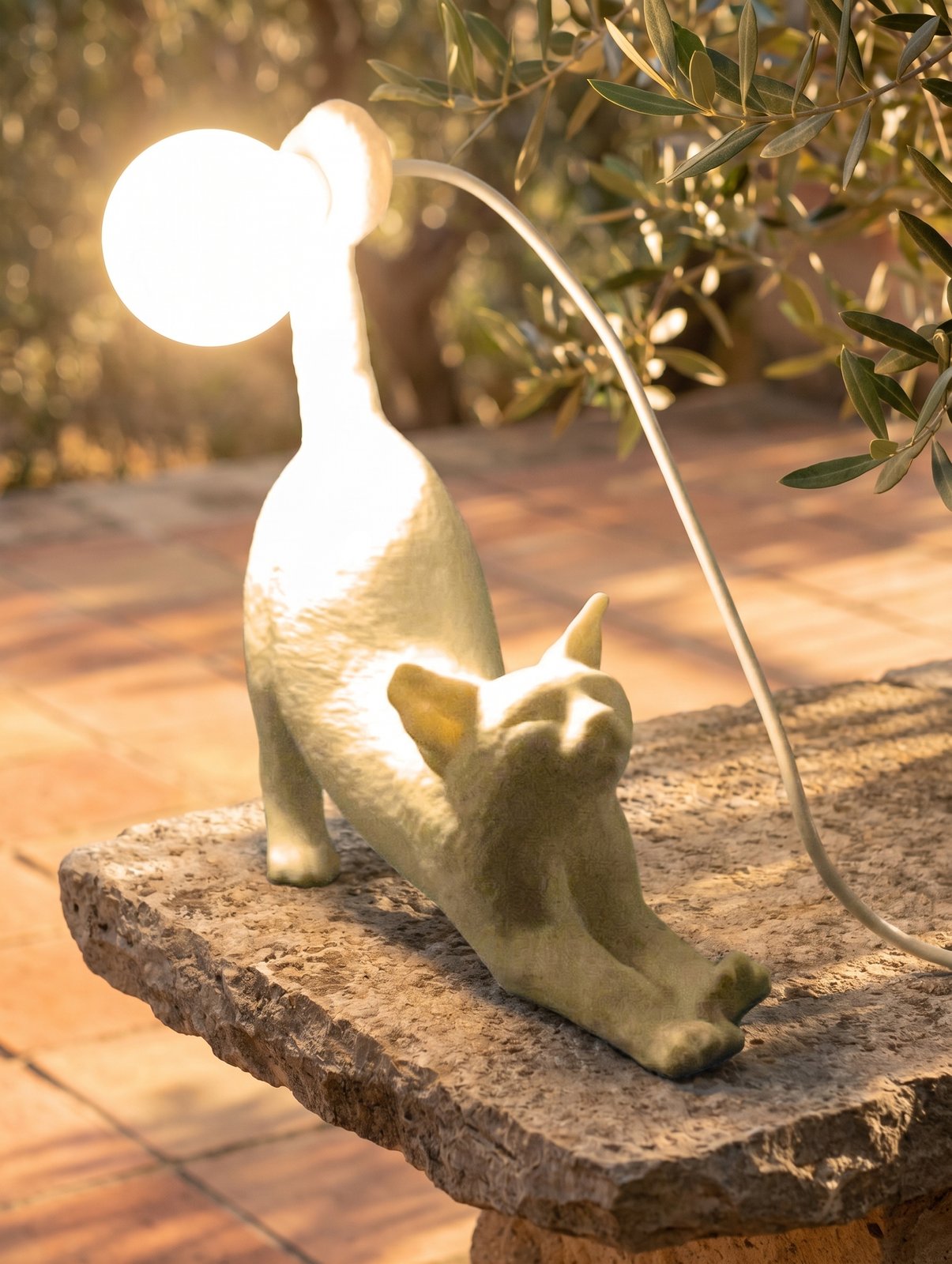 Lampada da comodino gatto design - regalo per amante gatti, idea regalo san valentino - immagine 12