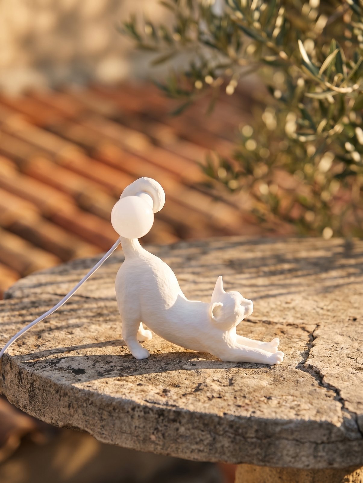 Lampada da comodino gatto design - regalo per amante gatti, idea regalo san valentino - immagine 13