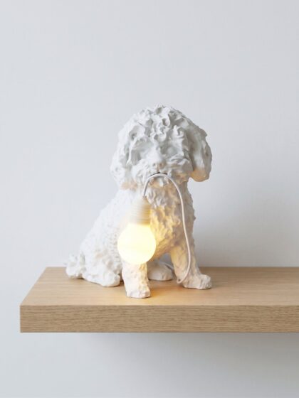 Lampada forma cane Toy - pezzo unico artigianale
