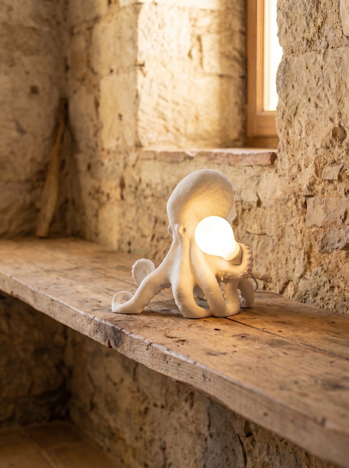 Lampada stampata 3D forma polpo - immagine 2
