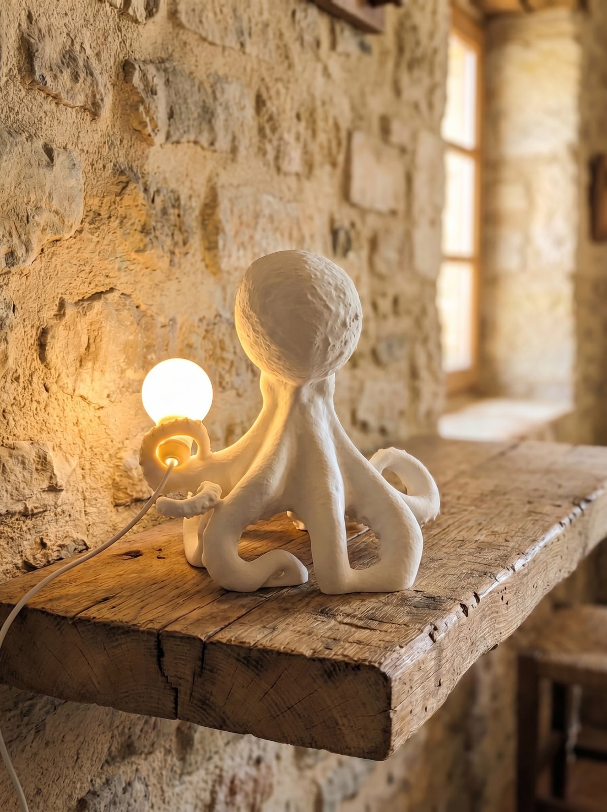 Lampada stampata 3D forma polpo - immagine 7
