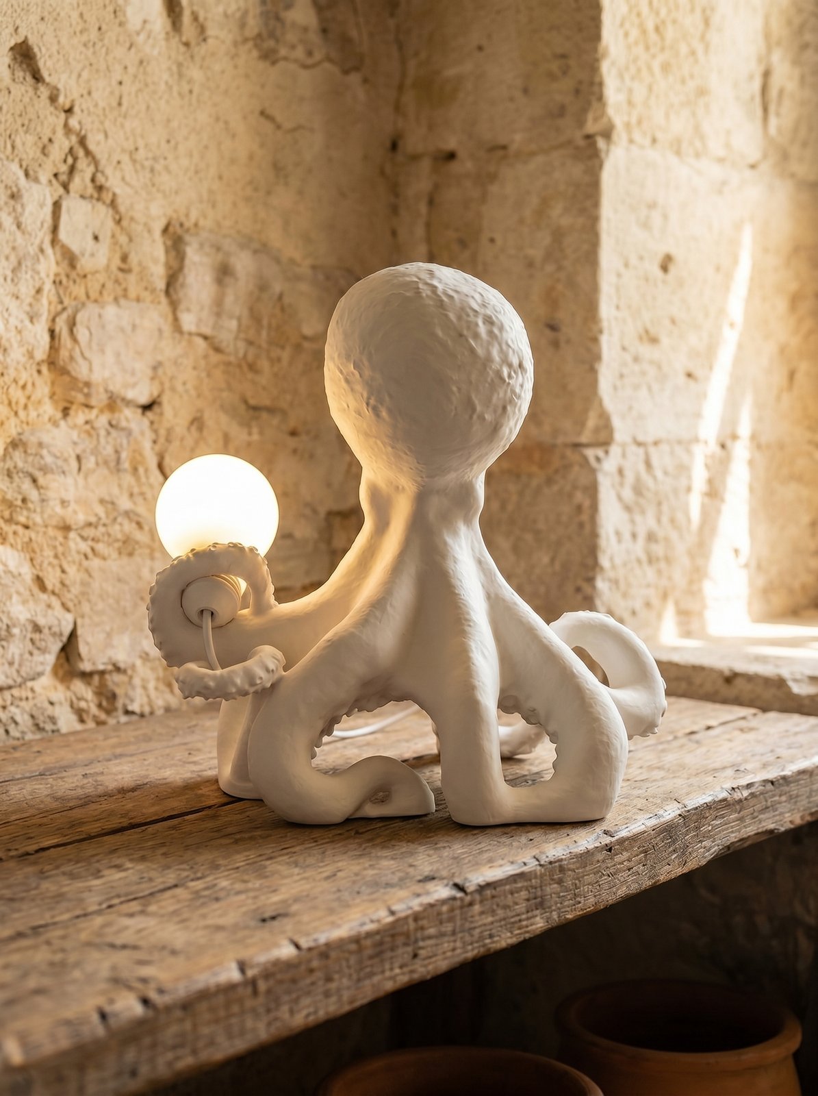 Lampada stampata 3D forma polpo - immagine 9