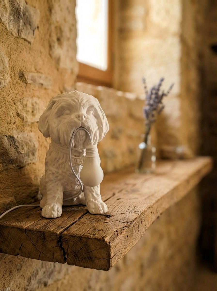 Lampada stampata 3D forma Shih Tzu - Jason - immagine 5