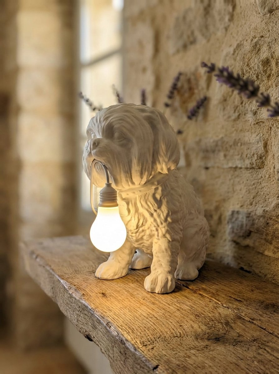 Lampada stampata 3D forma Shih Tzu - Jason - immagine 8