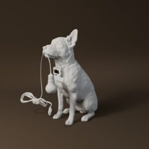 Lampada Kira β Cane Personalizzato con Nome | 23-24 cm LED USB