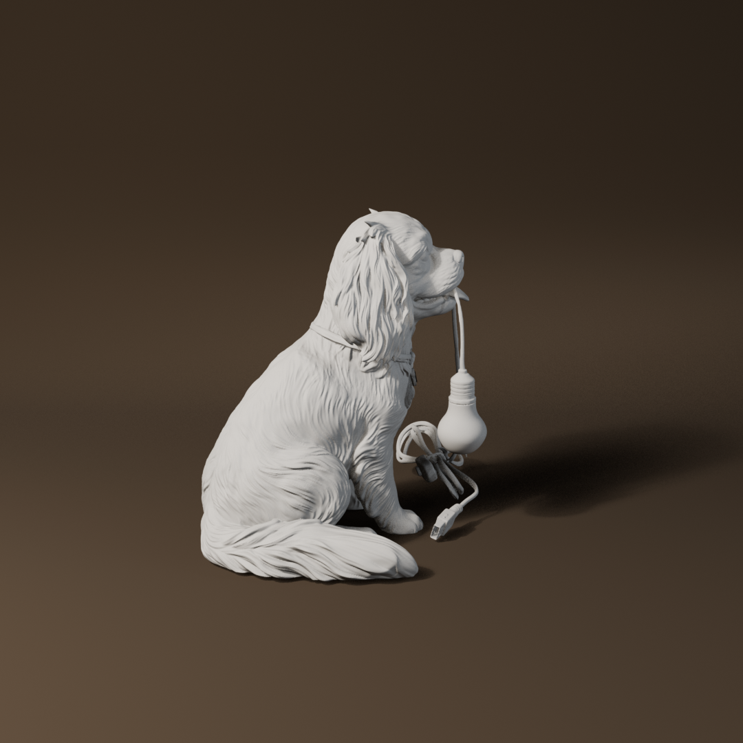 Lampada Alice – Cavalier King 32 cm | Statua 3D LED USB - immagine 4